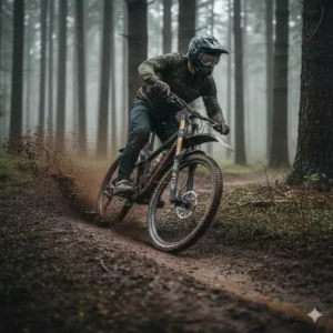 Heavy-duty, long downhill mtb fenders designed for aggressive riding and maximum coverage in extremely wet conditions.