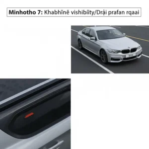 Nighttime image highlighting the highly visible, reflective strips on a **top tube bag** for increased safety and visibility while riding.