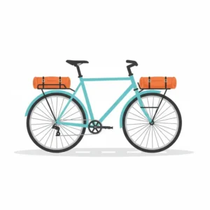 Small anything cages and fork-mounted front bike racks for bikepacking gear.