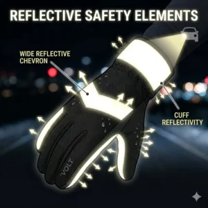Diagram explaining the breathability and moisture-wicking technology of cycling mittens.