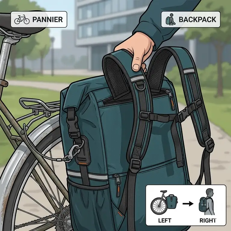 The 5 Best pannier to backpack Options in 2026: An Expert Commuter’s Guide