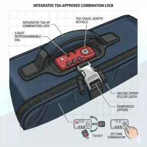 Demonstrating the compact storage capability of a Scicon bike case when not in use